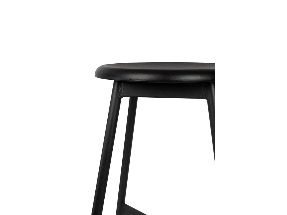 Krzesło barowe LAYKO 65 czarne - King Home