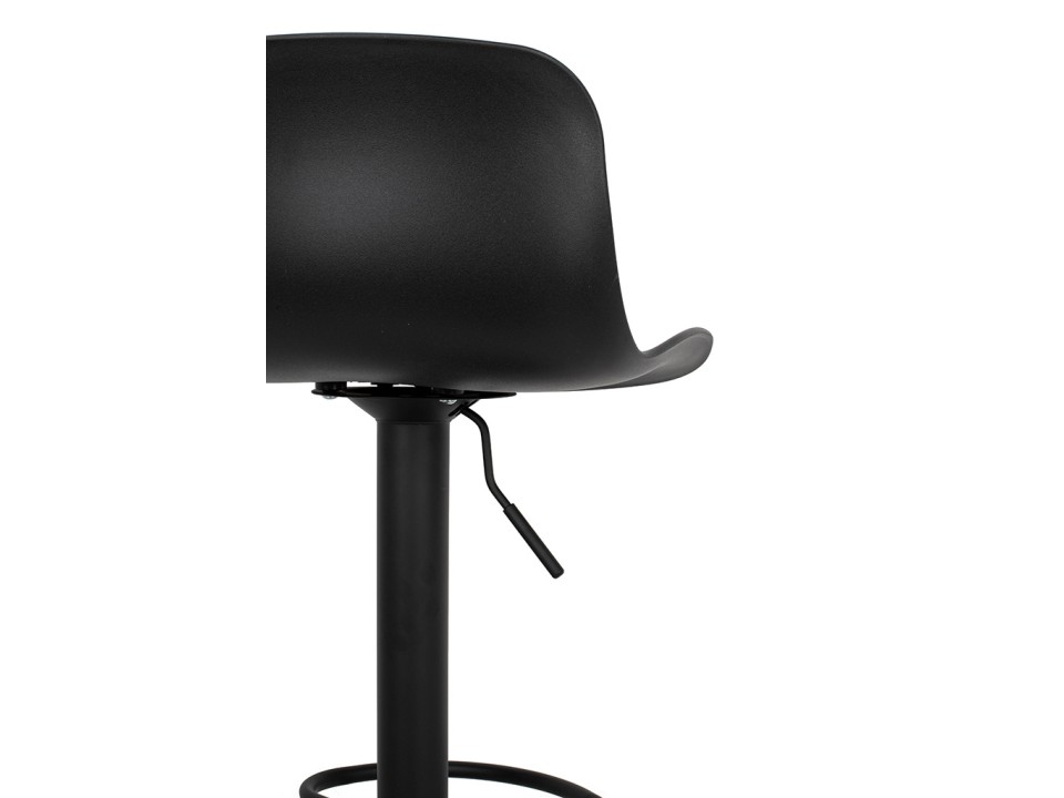 Krzesło barowe STOR regulowane czarne - King Home