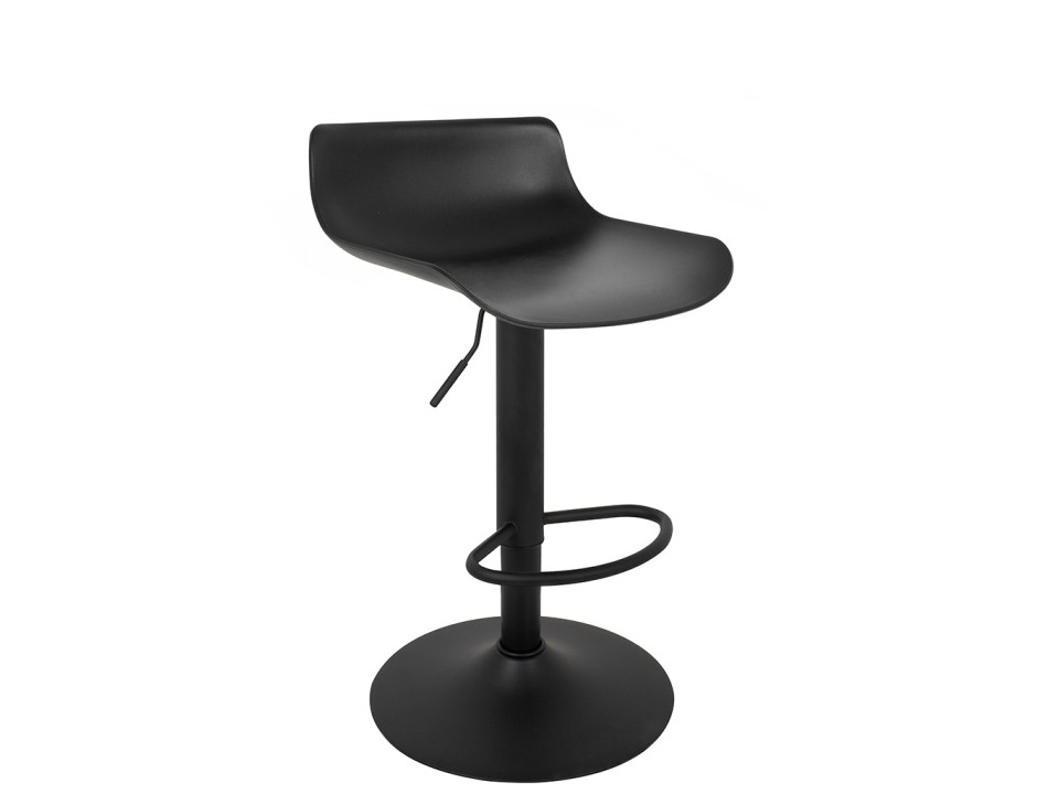 Krzesło barowe SNAP BAR regulowane czarne - King Home