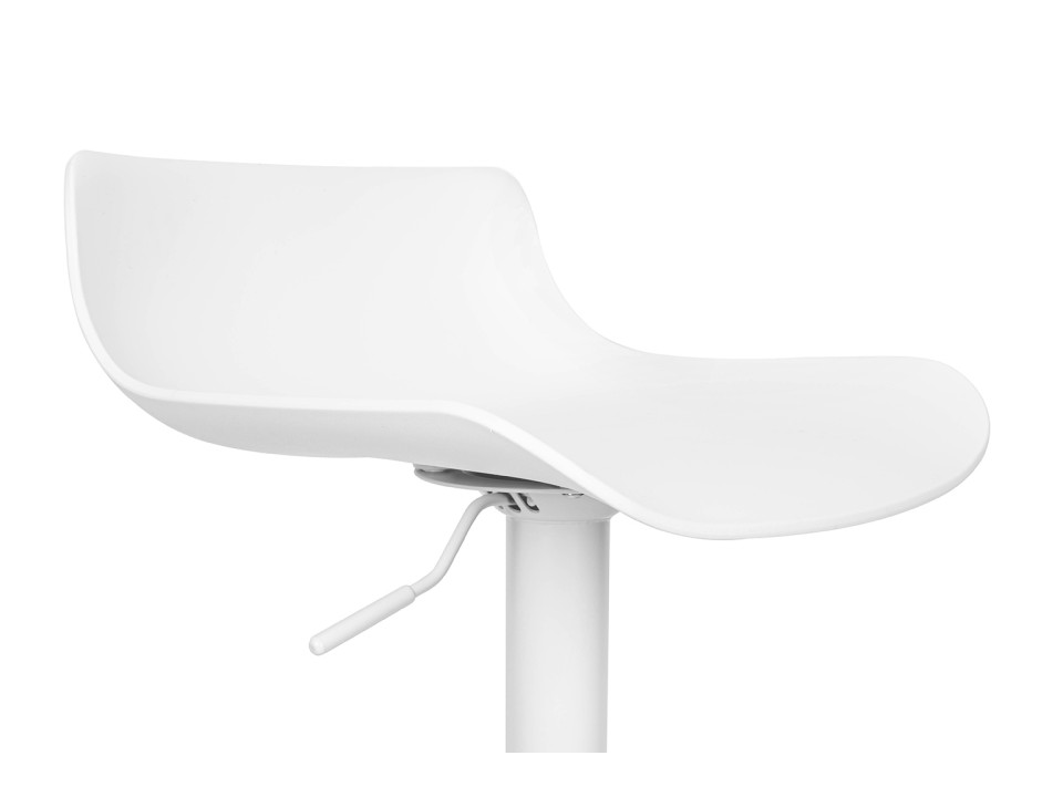 Krzesło barowe SNAP BAR regulowane białe - King Home