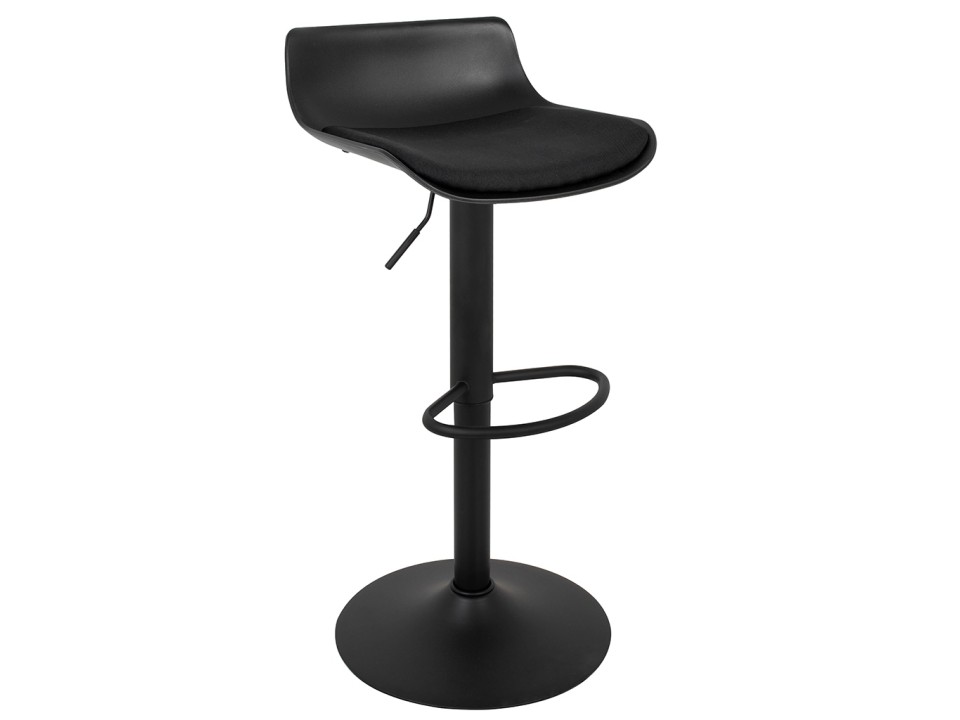 Krzesło barowe SNAP BAR TAP regulowane czarne - King Home