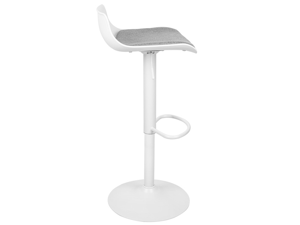 Krzesło barowe SNAP BAR TAP regulowane białe - King Home