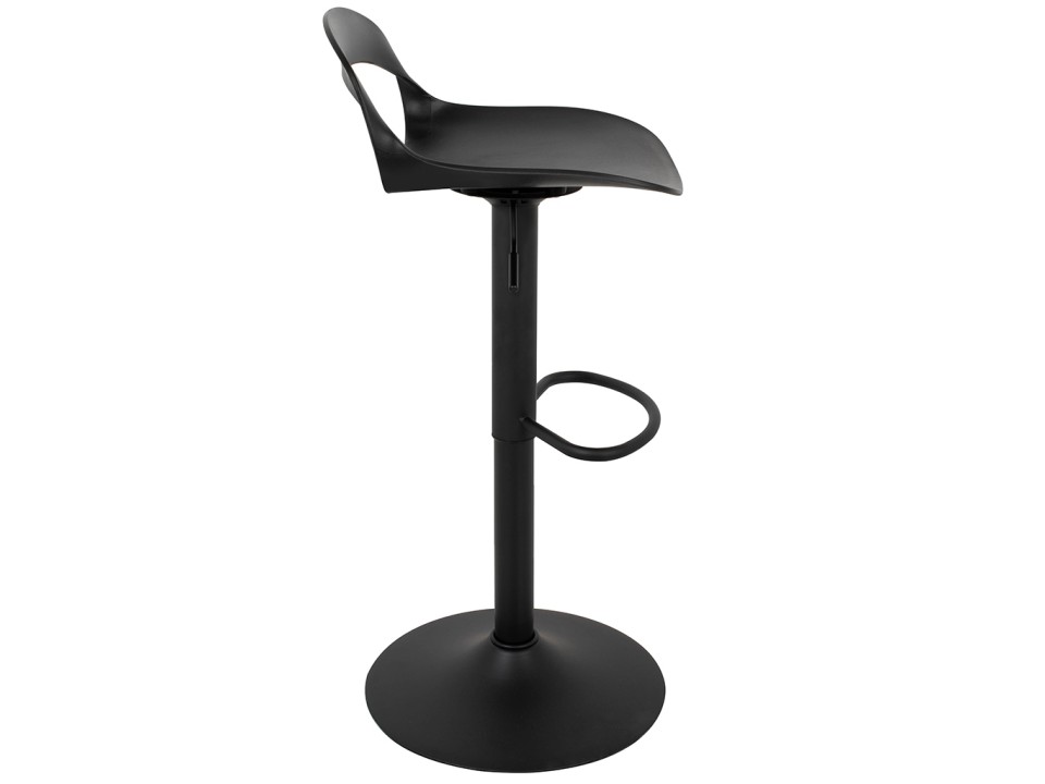 Krzesło barowe WRAPP regulowane czarne - King Home