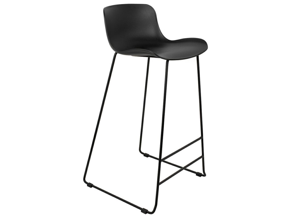 Krzesło barowe COMA 76 czarne - King Home
