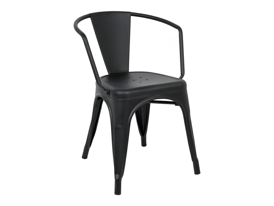 Krzesło TOWER ARM czarne - King Home