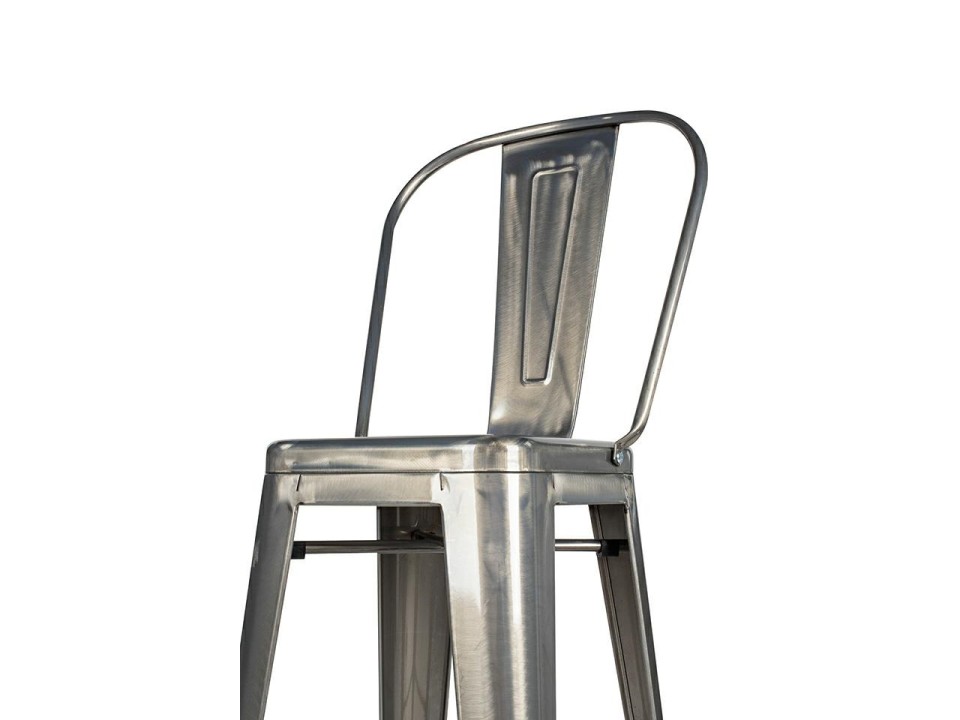 Krzesło barowe TOWER BIG BACK 66 metal - King Home