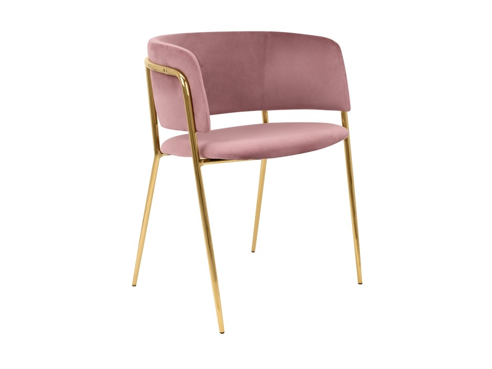 Krzesło DELTA różowe - King Home