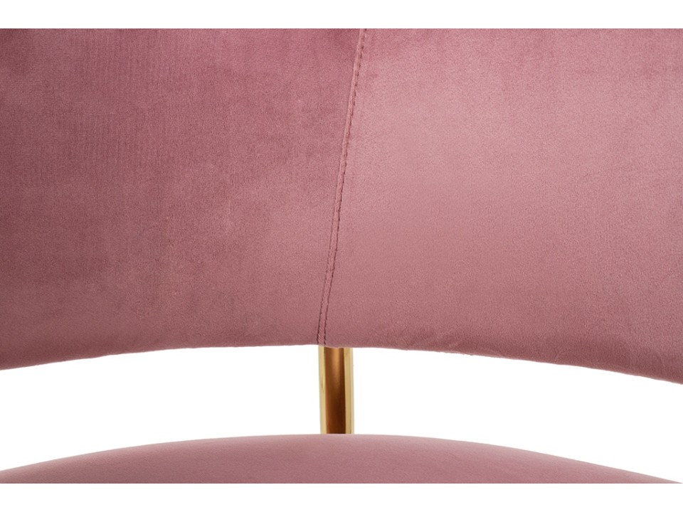 Krzesło DELTA różowe - King Home
