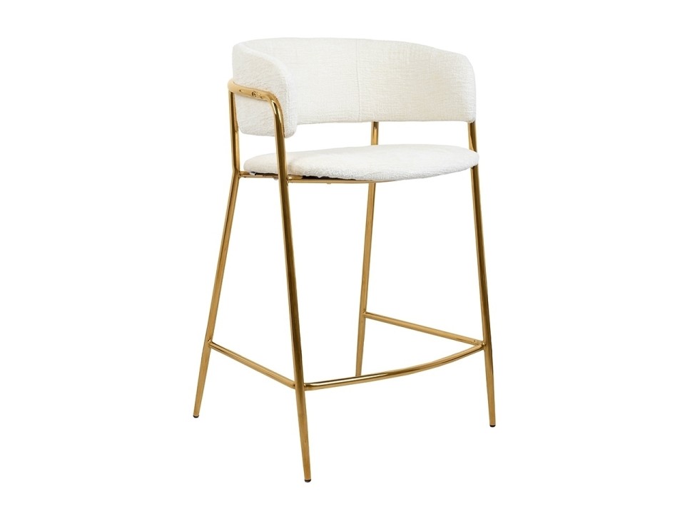 Krzesło barowe DELTA 65 białe - King Home