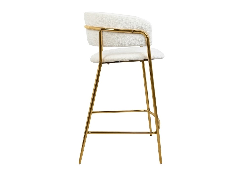 Krzesło barowe DELTA 65 białe - King Home