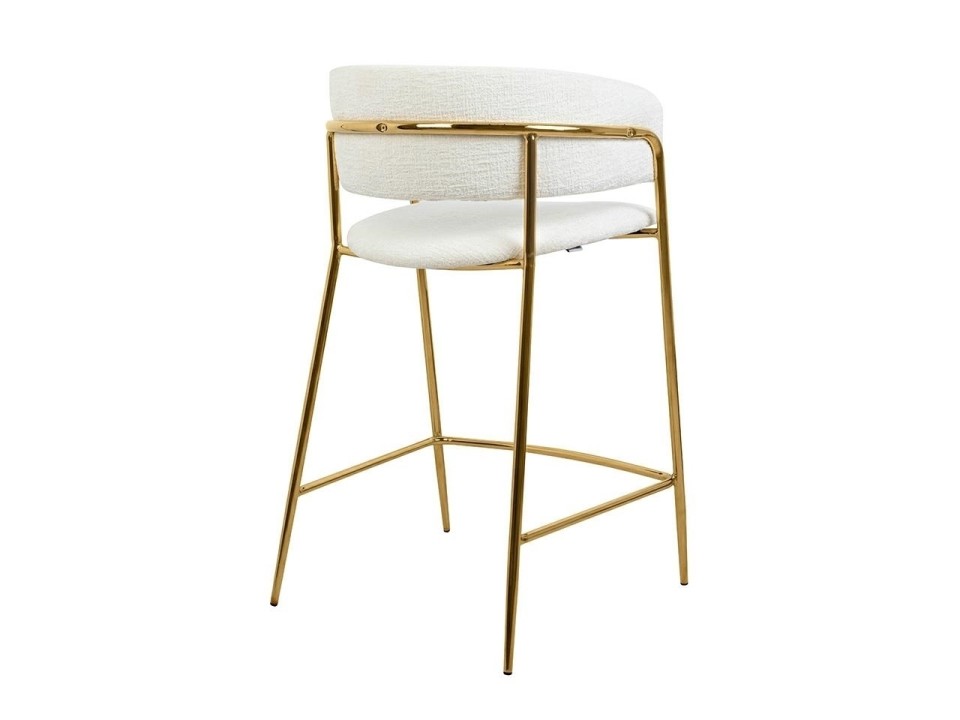 Krzesło barowe DELTA 65 białe - King Home