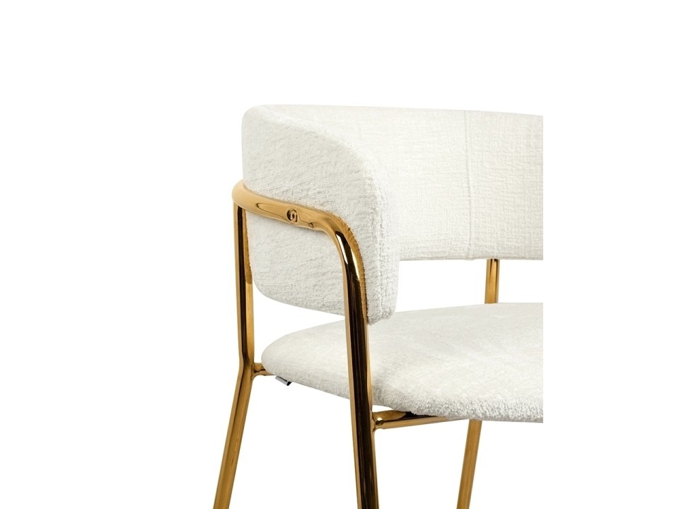 Krzesło barowe DELTA 65 białe - King Home
