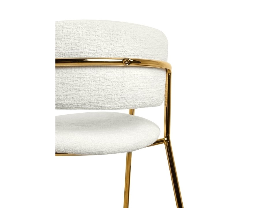 Krzesło barowe DELTA 65 białe - King Home