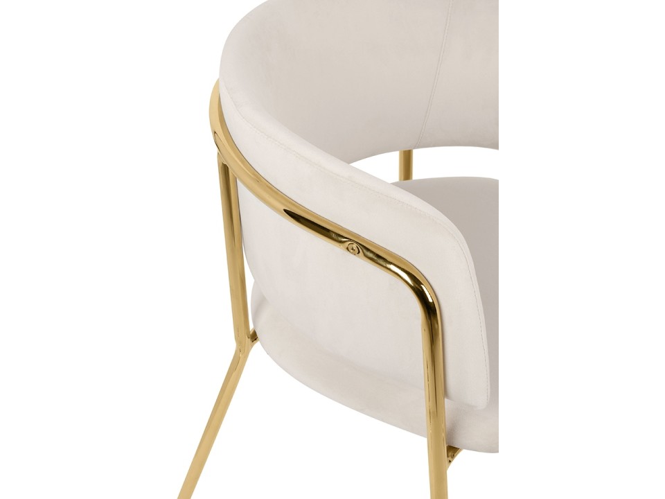Krzesło barowe DELTA 65 beżowe - King Home