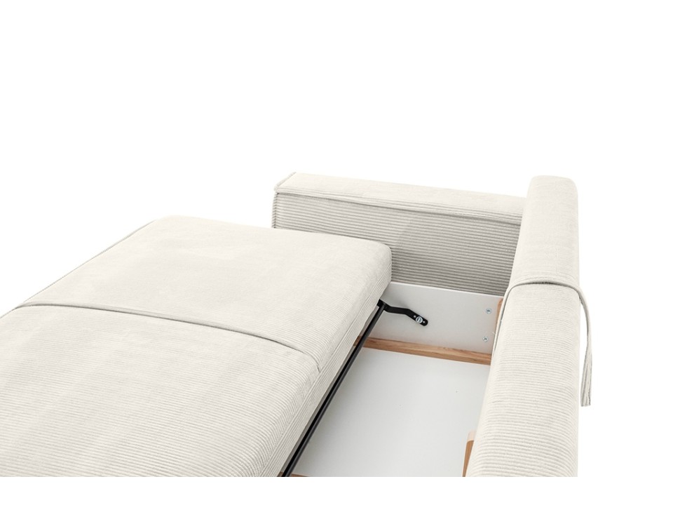Sofa PILLOW z funkcją spania jasny beż - King Home