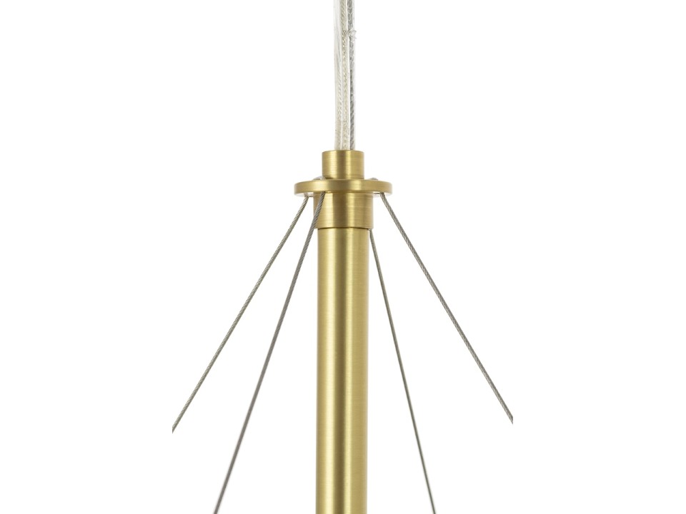 Lampa wisząca ILLUSION XL 90 złota - LED, metal - King Home