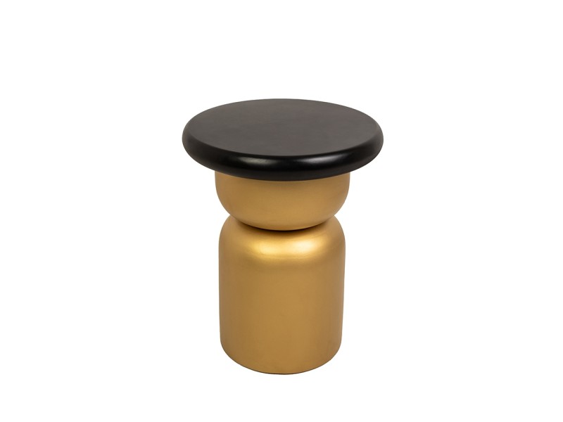 Stolik LEONARDO czarny / złoty - MaMaison