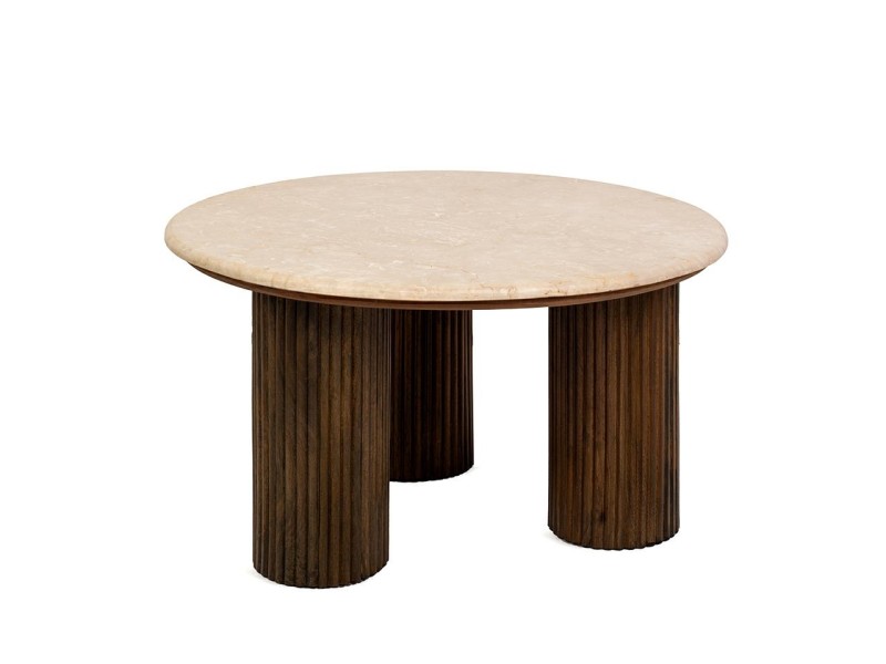 MaMaison stolik kawowy RAGNO marmur / drewno - King Home