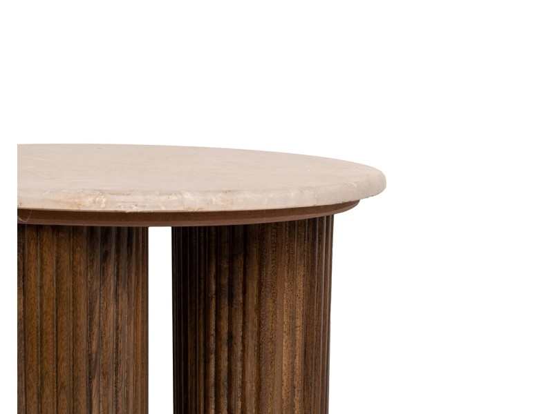 MaMaison stolik RAGNO marmur / drewno - King Home