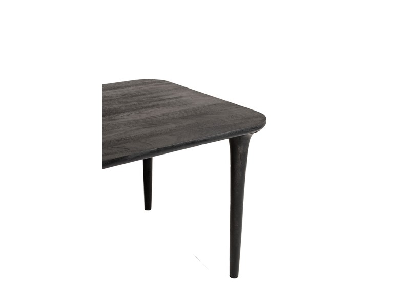 MaMaison stół jadalniany LAMINAR 200 czarny / drewno - King Home
