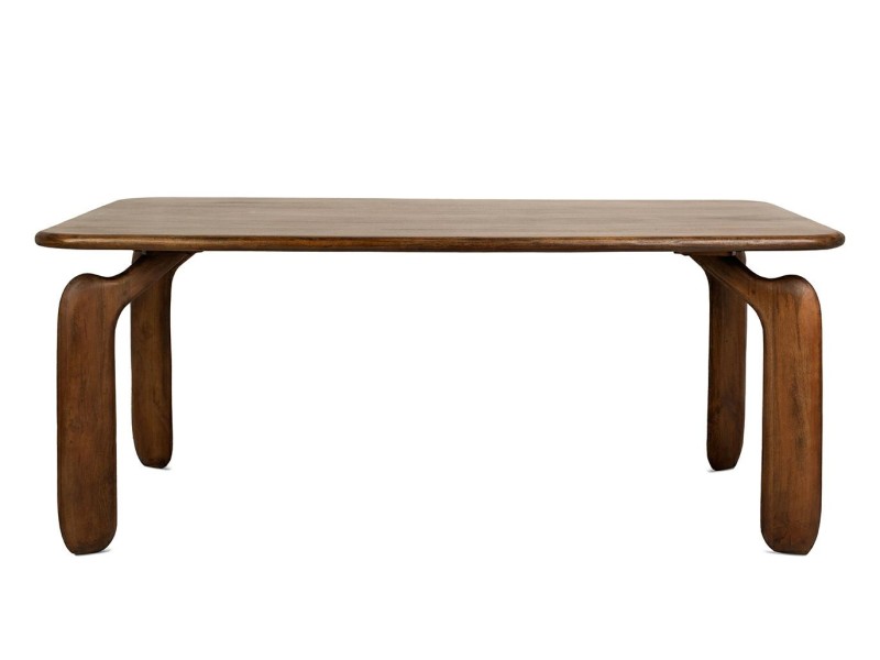 Stół jadalniany ORIZON 200 brązowy / drewno - MaMaison