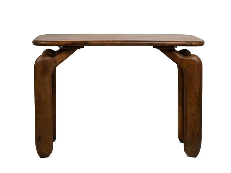 Konsola ORIZON brązowa / drewno - MaMaison