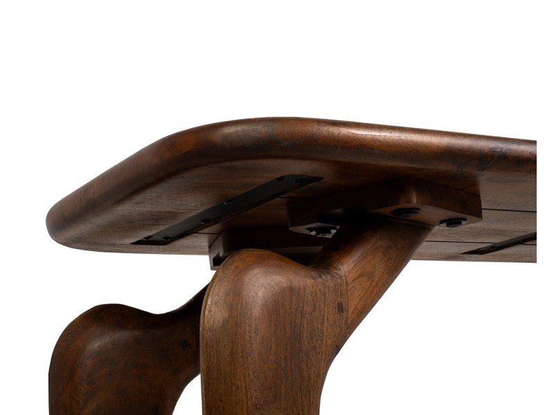 Konsola ORIZON brązowa / drewno - MaMaison