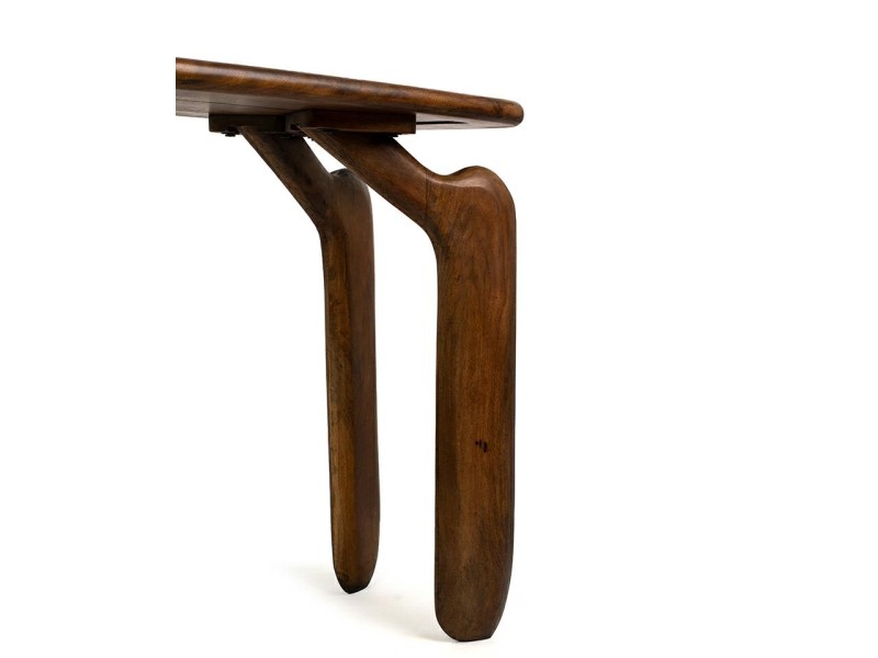 Konsola ORIZON brązowa / drewno - MaMaison