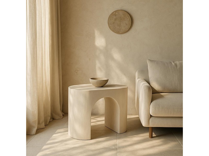 MaMaison stolik ICARO beżowy / drewno - King Home