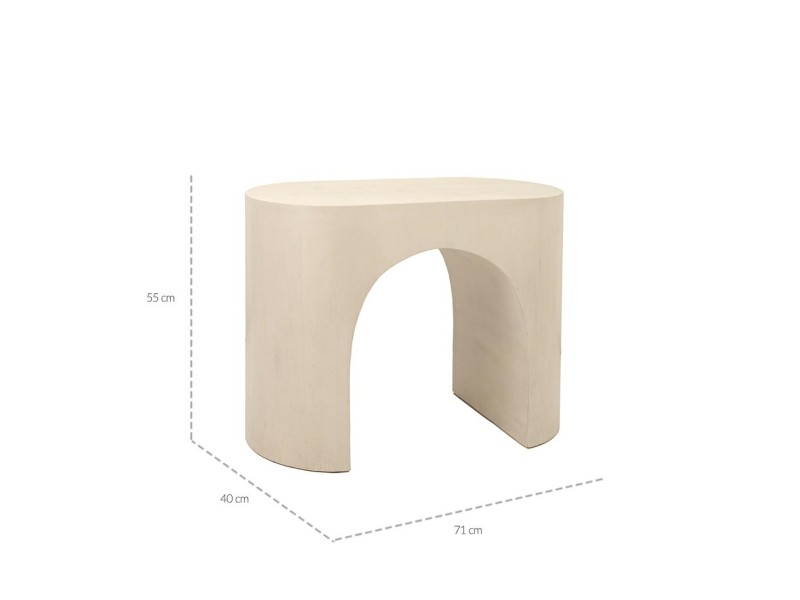 MaMaison stolik ICARO beżowy / drewno - King Home