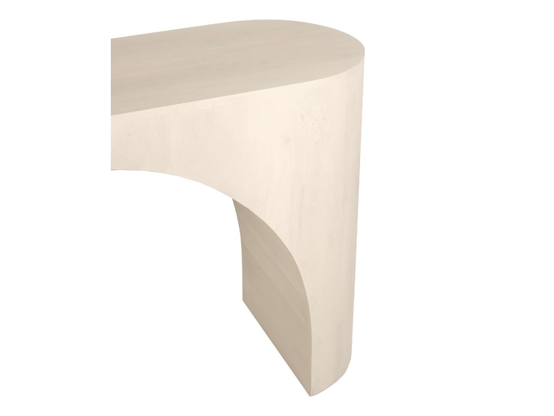 Konsola ICARO beżowa / drewno - MaMaison