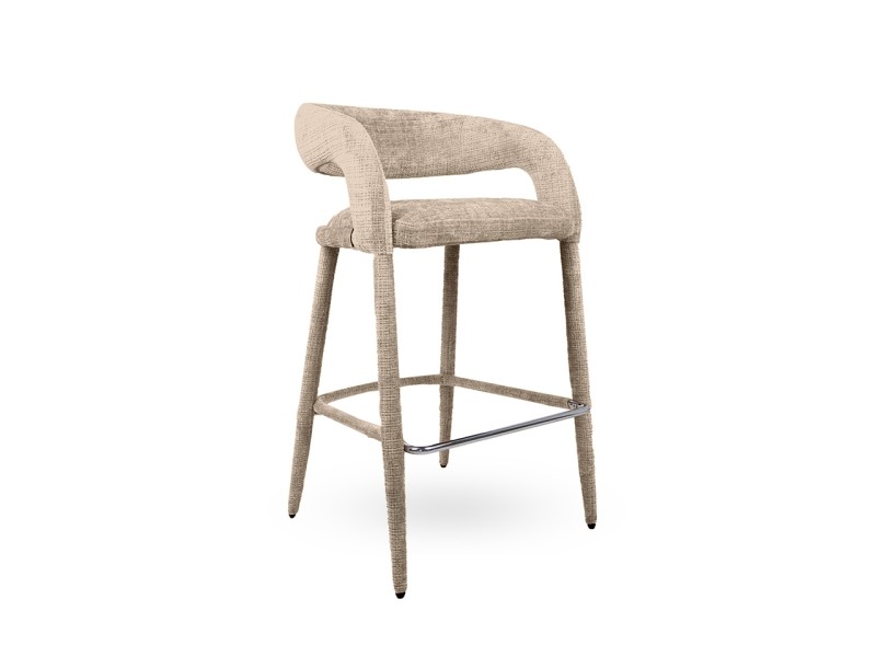 Krzesło barowe IRIS beżowe - MaMaison