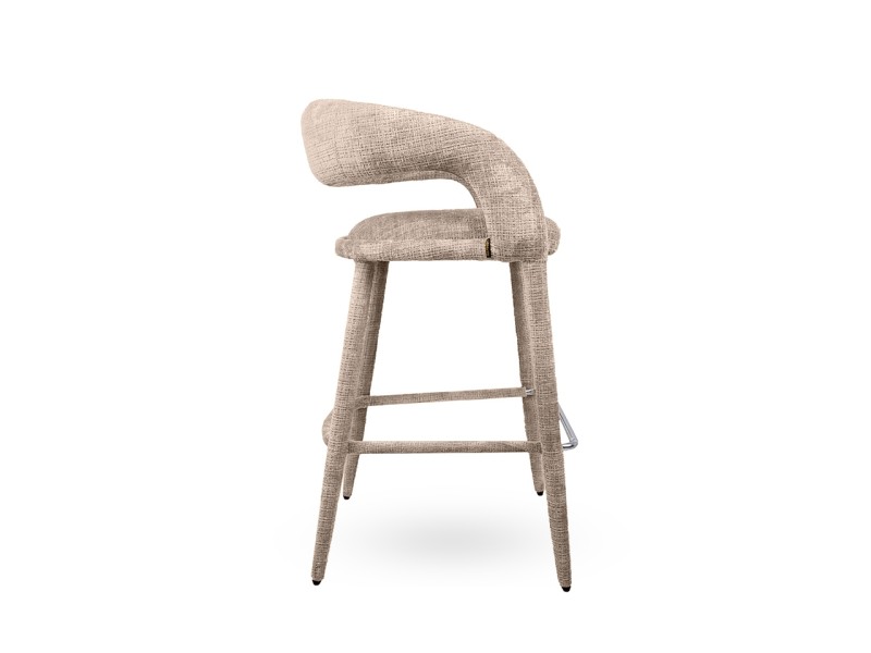 Krzesło barowe IRIS beżowe - MaMaison