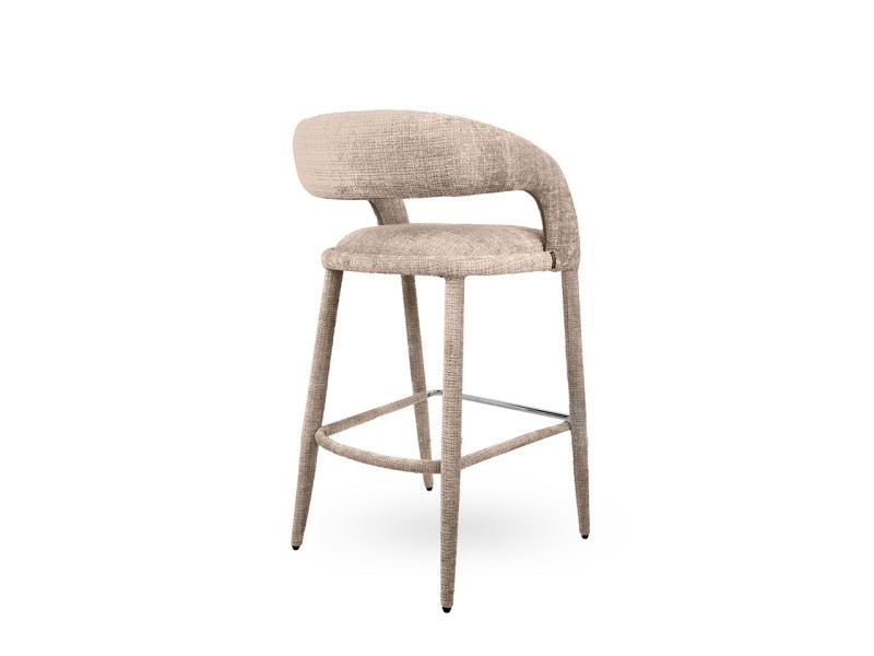 Krzesło barowe IRIS beżowe - MaMaison