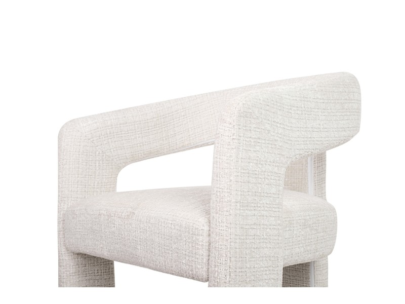 Krzesło barowe LOGAN białe - MaMaison