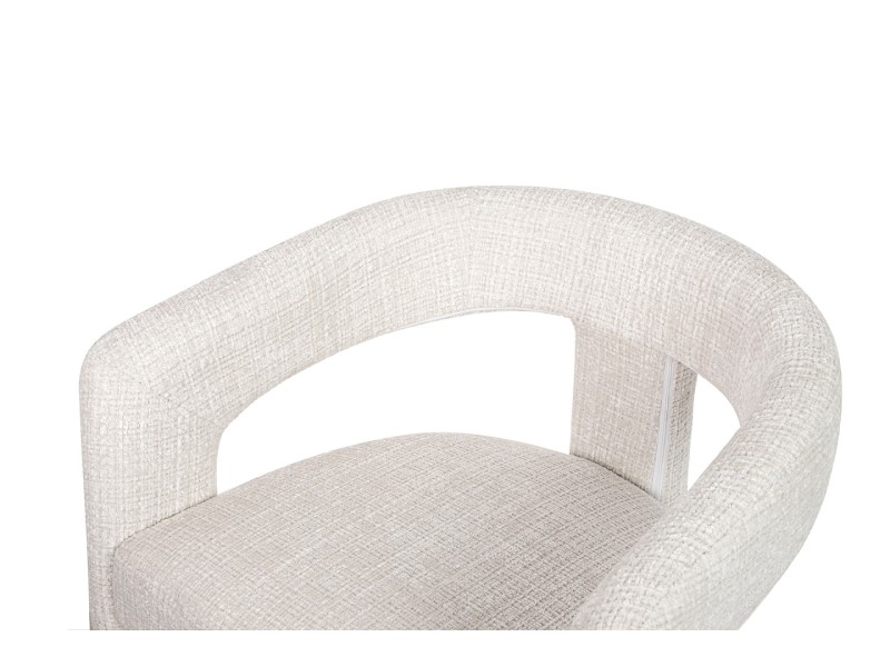 Krzesło barowe LOGAN białe - MaMaison