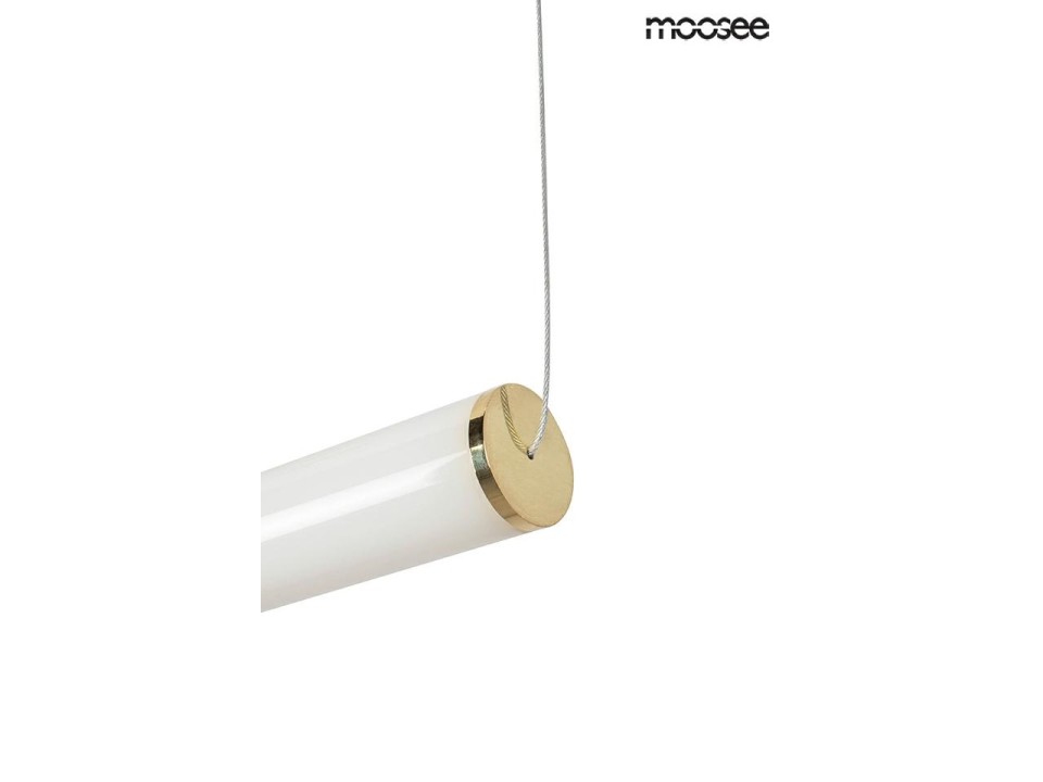 MOOSEE lampa wisząca LIBRA 60 IN biała / złota - Moosee