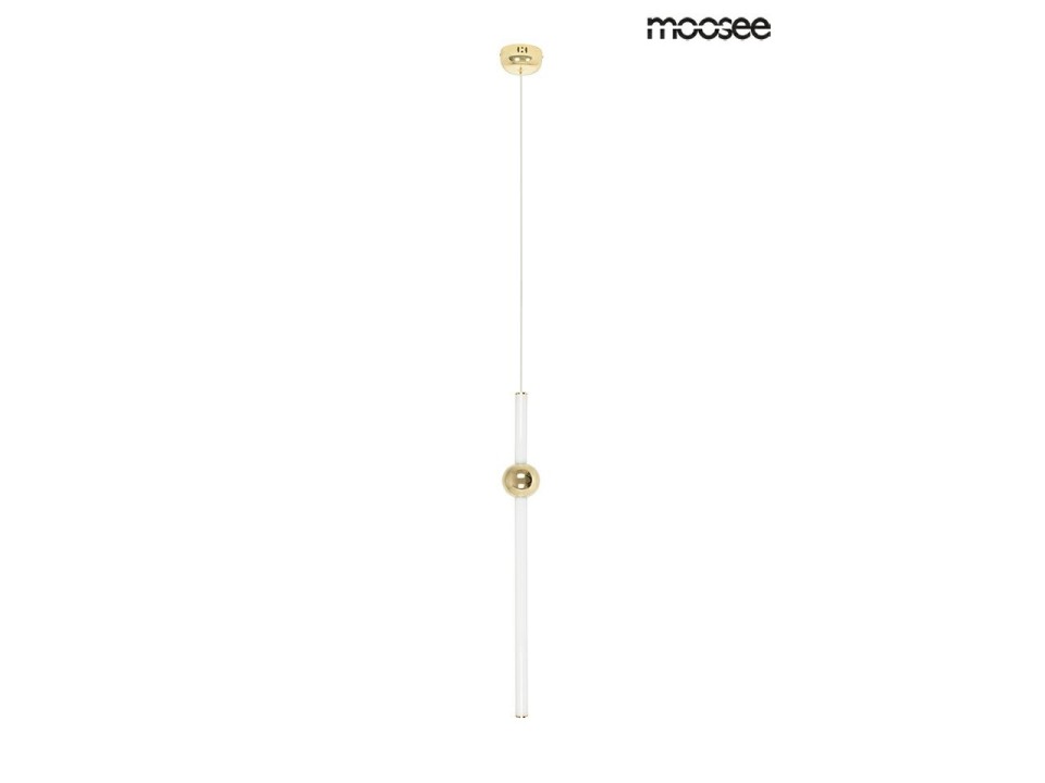 MOOSEE lampa wisząca LIBRA 60 IN biała / złota - Moosee