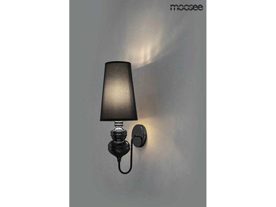 MOOSEE lampa ścienna QUEEN 20 czarna - Moosee