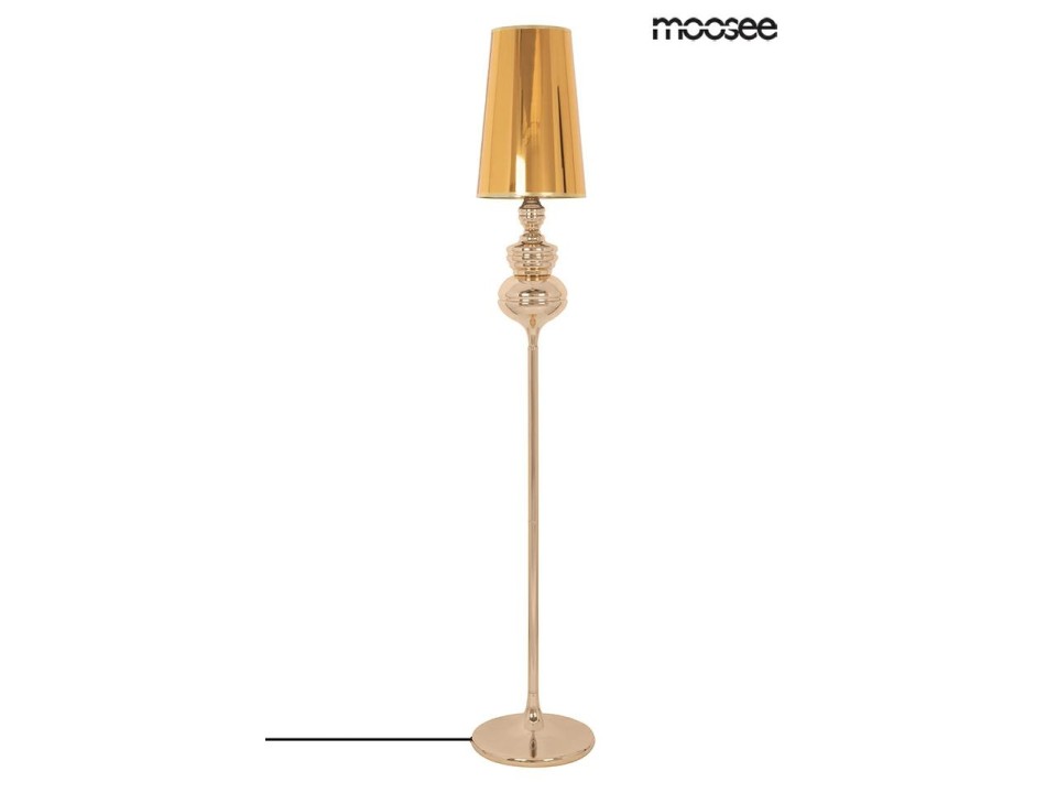 MOOSEE lampa podłogowa QUEEN złota - Moosee