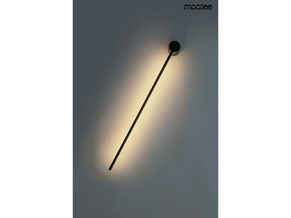 MOOSEE lampa ścienna OMBRE 60 czarna - Moosee