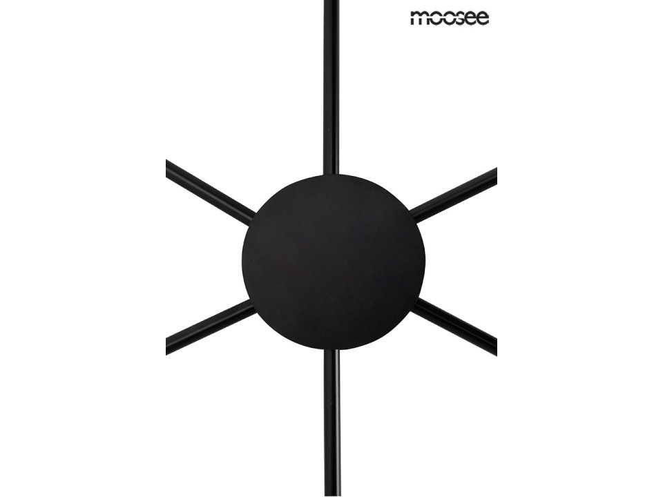 MOOSEE lampa ścienna SHADOW 6 CLOSE czarna - Moosee