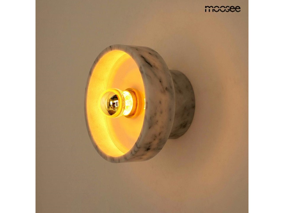 MOOSEE lampa ścienna ARCO biała - Moosee