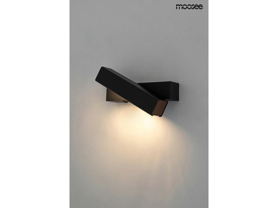 MOOSEE lampa ścienna ORBIS czarna - Moosee