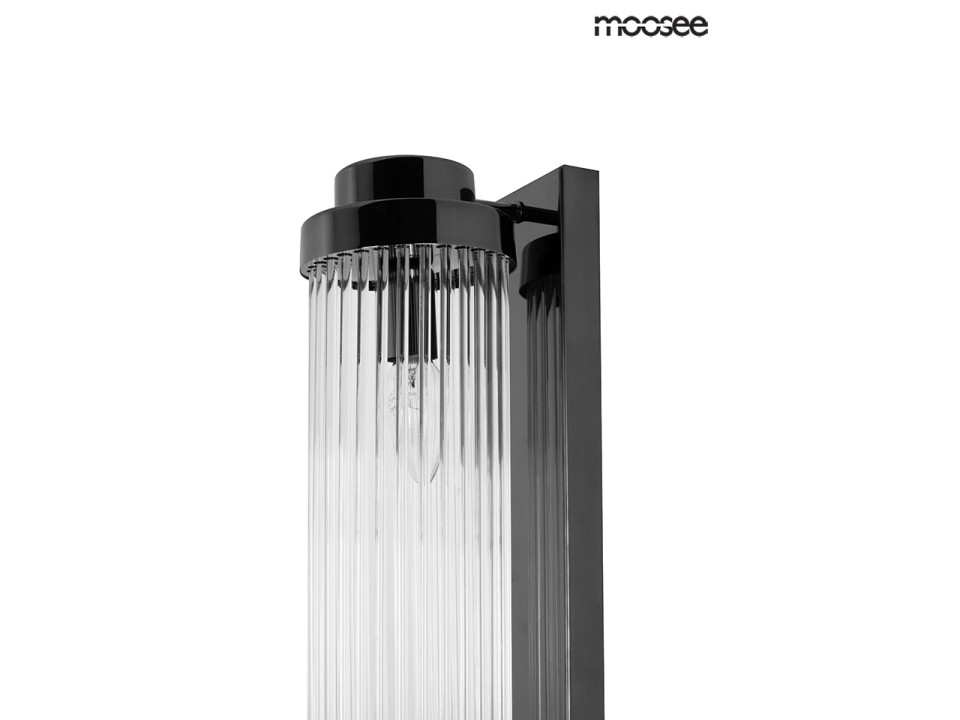 MOOSEE lampa ścienna COLUMN 60 czarna - Moosee