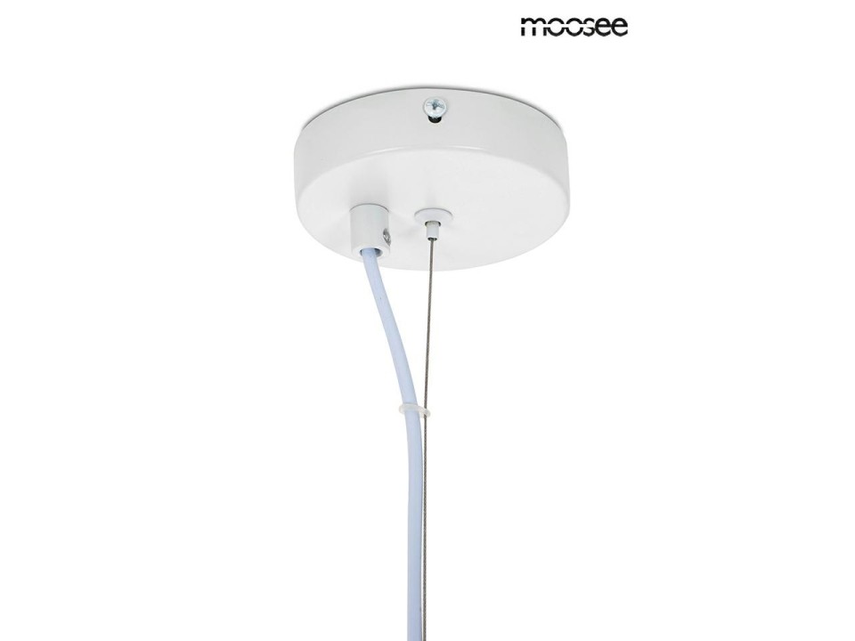 MOOSEE lampa wisząca NEST M biała - Moosee