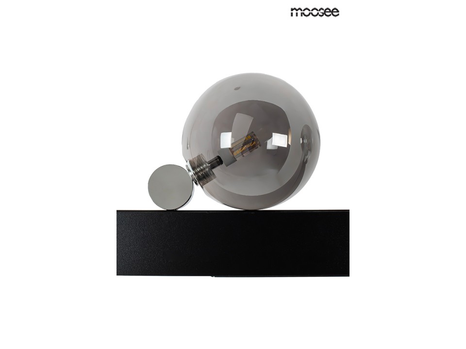 MOOSEE lampa wisząca LINEAL czarna - Moosee
