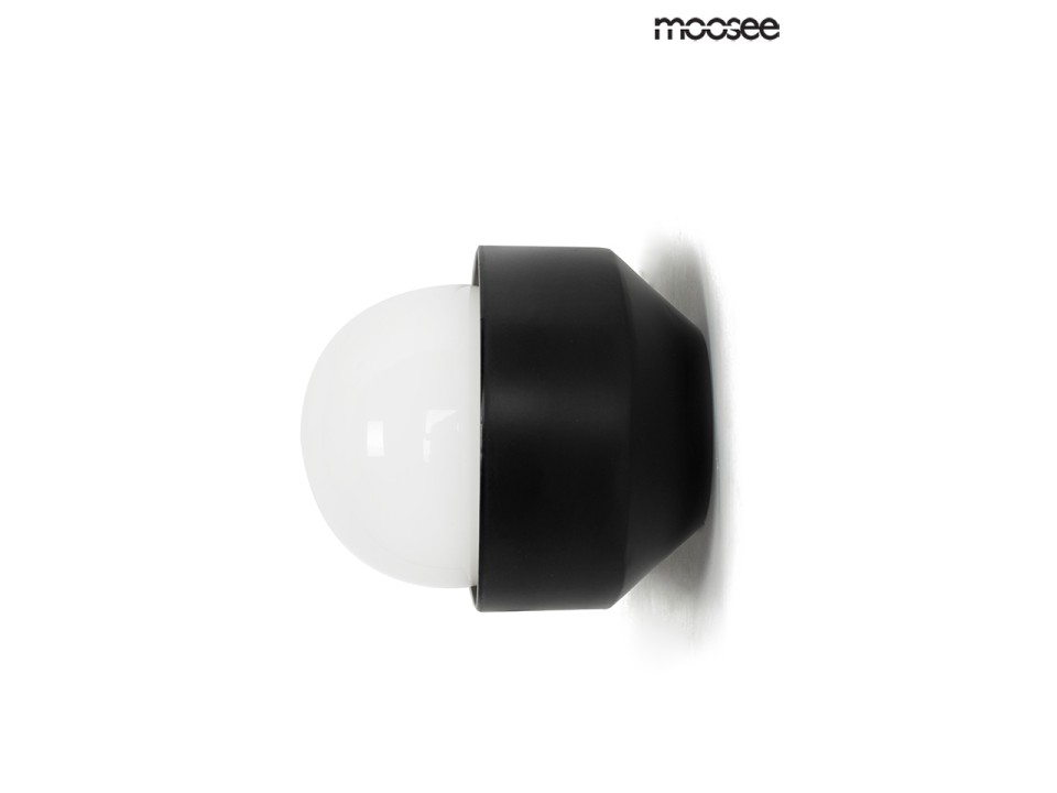MOOSEE lampa ścienna DROPS 3 czarna - Moosee