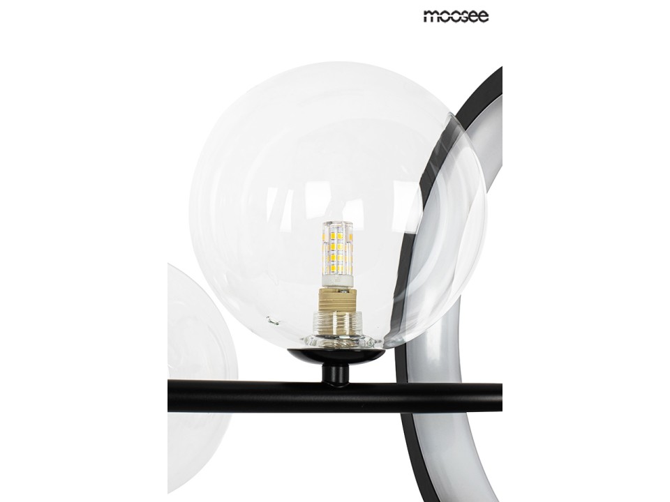 MOOSEE lampa wisząca ALURE LINE 120 czarna - Moosee