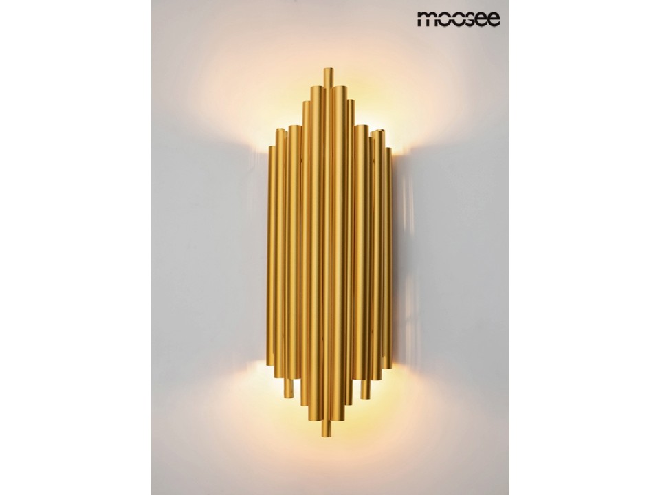 MOOSEE lampa ścienna HARMONIC złota - Moosee